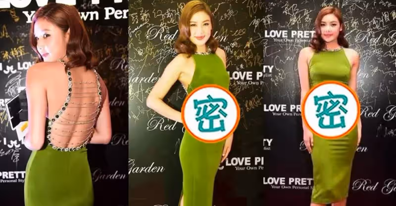 樂基兒也太自信了吧！肋骨突出還穿緊身連衣裙，轉身的一剎那，尷尬溢出螢幕，網友：了解自己才能穿出美麗