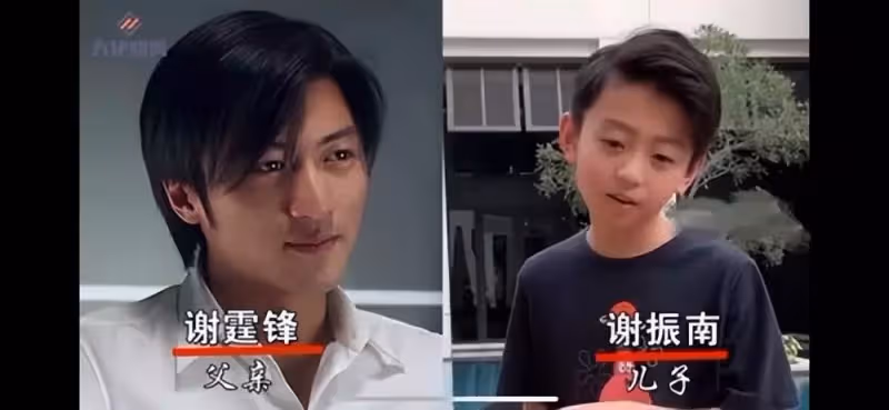 張柏芝給12歲二兒子慶生,曬合照兒子長相帥氣,謝霆鋒拍戲手受傷,網友:男孩成長需要爸爸