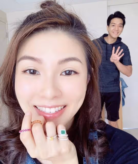 TVB知名豪門女婿秀恩愛!妻子生二胎後越來越漂亮,被指撞臉昆凌