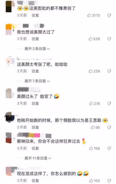 蔡琳前夫近況曝光,美顏過度被指撞臉王思聰,網友:太誇張了