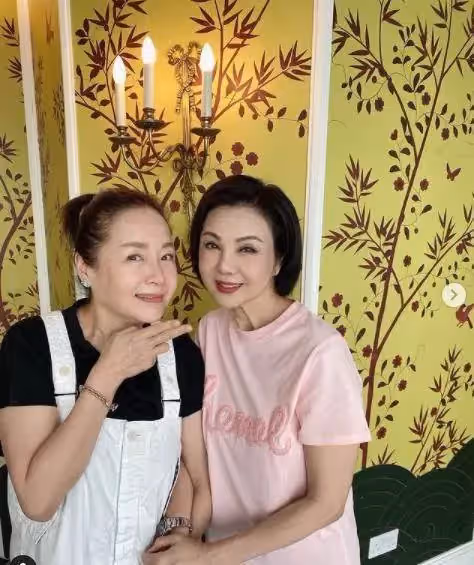 63歲恬妞久違現身,跟謝玲玲同鏡拍照 風韻猶存,和萬梓良分離後活的很精彩 ,網贊:為自己而活