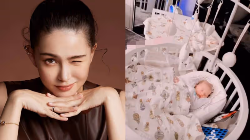 小女兒「超夢幻嬰兒床」曝光　昆凌：我都想一起躺了
