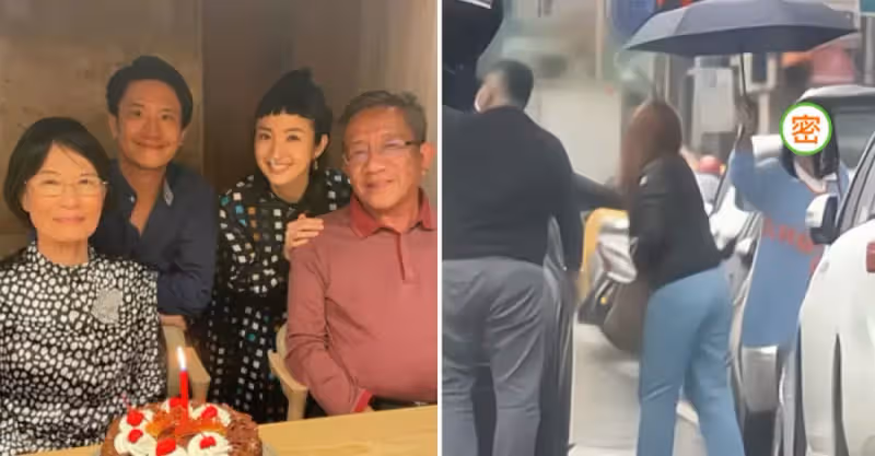 林依晨產後復出照曝光，陪著工作人員一同下車搬物品，為工作人員撐傘，網友：非常接地氣