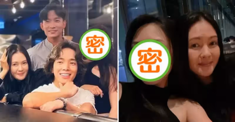 56歲李麗珍與男星聚餐！臉蛋鼓起發胖明顯，女兒穿露背裙「同框出鏡」身材惹眼，網友：與女兒站在一塊宛如姐妹