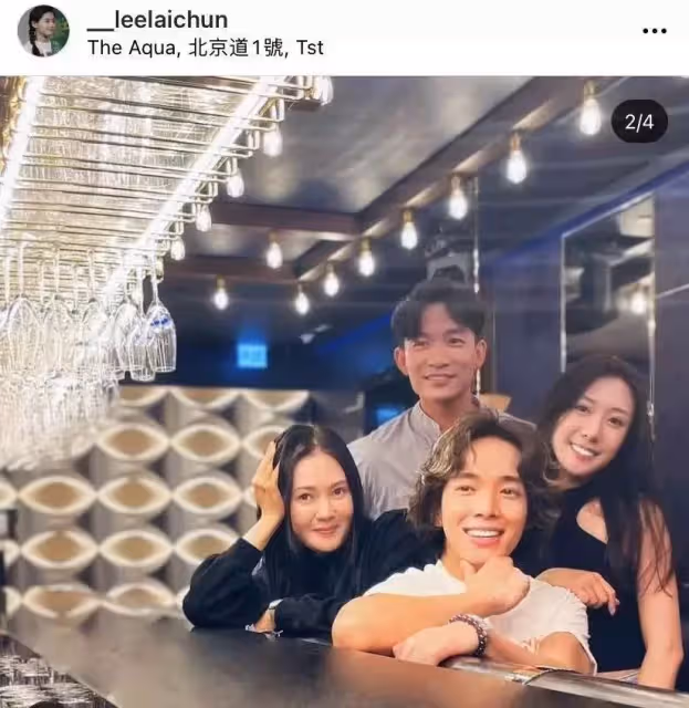 56歲李麗珍與男星聚餐!臉蛋鼓起發胖明顯,女兒穿露背裙「同框出鏡」身材惹眼,網友:與女兒站在一塊宛如姐妹