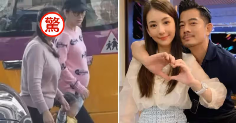 郭富城小4歲丈母娘正臉照曝光！一襲粉色衛衣身姿優雅，兩人照片曝光後顏值引熱議：這如何叫媽！