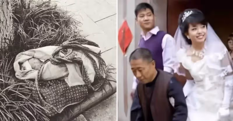 殘障男子撿到嬰兒，辛苦撫養20年，養女長大拒人親生父母，嫁人只有一個條件：帶爸爸一起出嫁