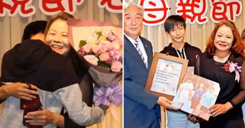 60歲單親媽媽幫房客養2幼兒「我來當你阿嬤」13年毫無怨言，乖孫獻擁抱「一輩子孝順您」她落淚：付出一切都值了