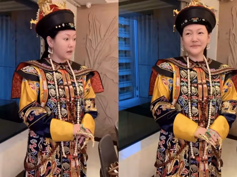 小S戲癮大發!穿古裝和女兒互嗆,被許老三吐槽太好笑,網友:給自己生出了一個「勁敵」