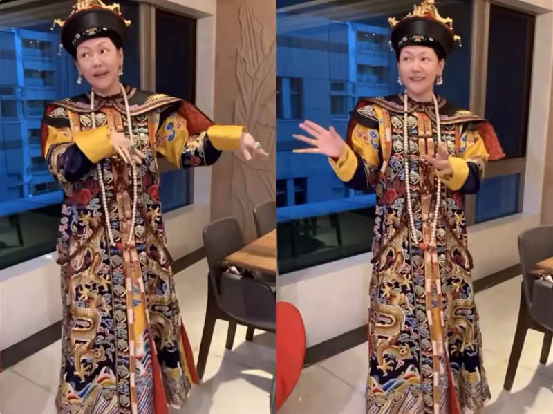 小S戲癮大發!穿古裝和女兒互嗆,被許老三吐槽太好笑,網友:給自己生出了一個「勁敵」