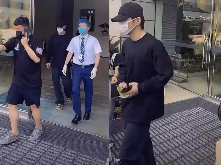 鄧倫72天後首次現身,表現低調明顯消瘦