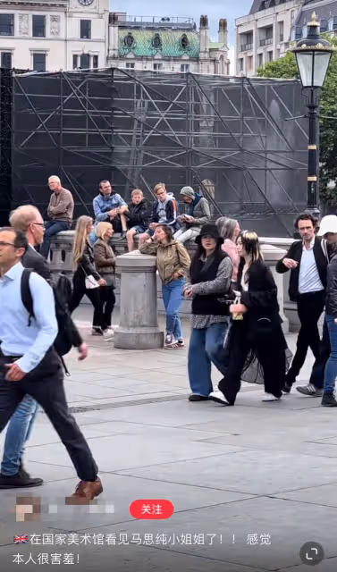 馬思純現身英國被拍!發福明顯狀態似素人,腹部隆起男友形影不離
