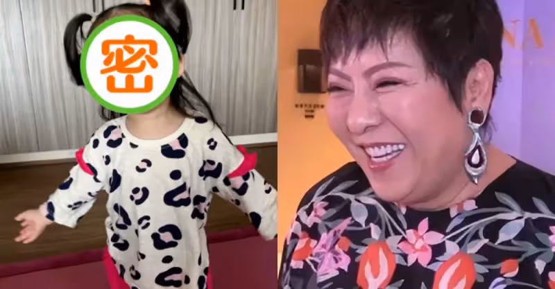 郭碧婷待產爸爸幫帶娃，小奶皇打扮樸素擼貓，側臉肉嘟嘟超可愛