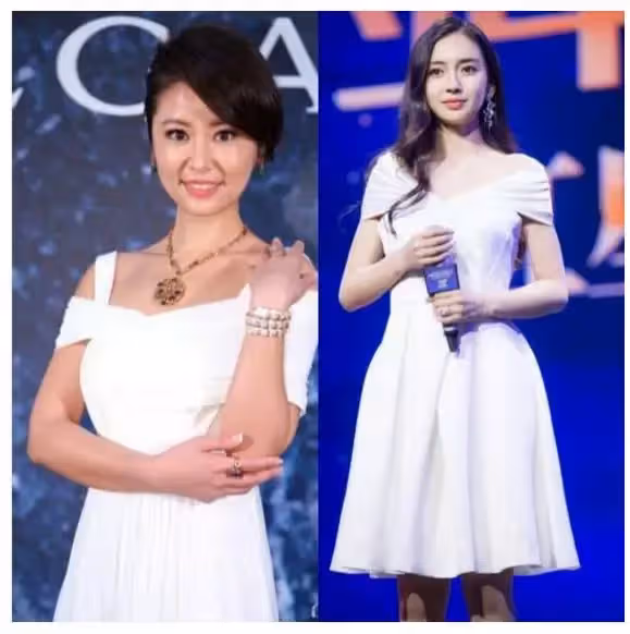 28歲楊穎與41歲林心如尷尬撞衫,霍建華和黃曉明,有人歡喜有人愁