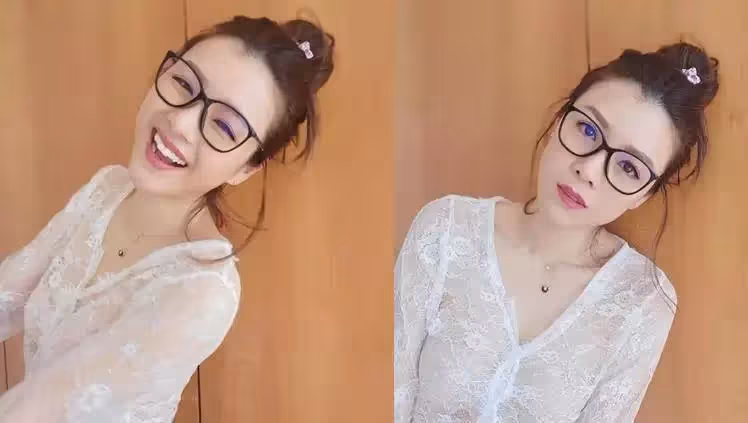 陳茵媺怎麼被婆家養成這樣!穿露肩裙臉比老公大,大圓臉有旺夫樣