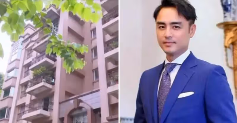 41歲明道家中內景曝光！住著一套老舊步梯房，超大玻璃推拉門光線充足，簡約樸素太接地氣了