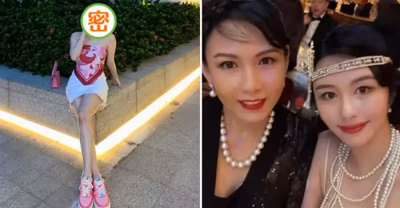 「邱淑貞女兒」曬出浴美照，浴巾當上衣，一字肩鎖骨優越，魅惑似狐貍，網友：真不愧是公認的「最美星二代」