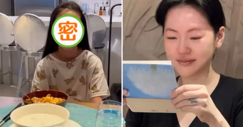 小S為女兒做咖喱飯，許老三出落得愈發漂亮，沒有兒時的「丑萌」模樣，五官越來越精緻，網友：再大一點就和姐姐一樣驚艷了！