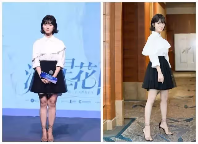 女星修圖前後對比照,差別太大,網友:這是「照騙」吧