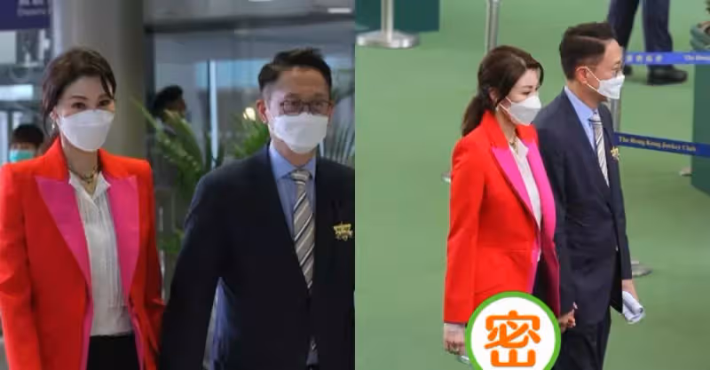 李嘉欣也發福了！穿鯊魚褲暴露大象腿，被豪門老公牽手太乖巧