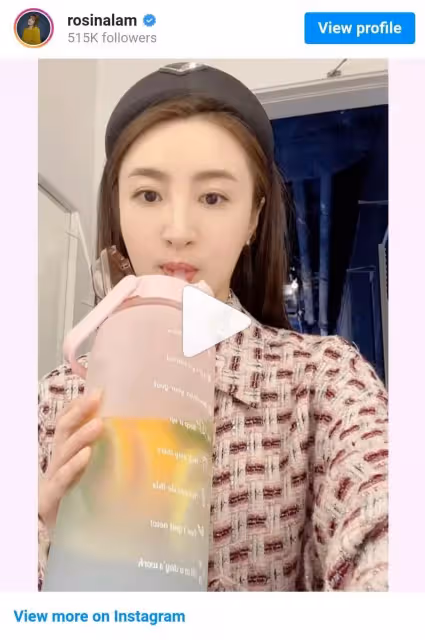 香港視後林夏薇維持０毛孔美肌！每天必喝「這果汁」，勤敷面膜、愛泡澡養成素顏好氣色