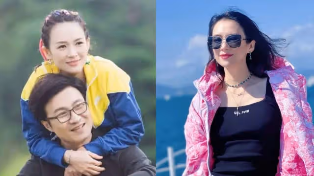 章子怡帶子女種菜　自家菜園大到像公園？
