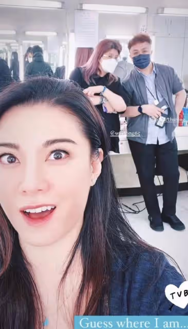 驚喜!TVB前花旦10年後重返電視城開工,曾為嫁豪門不介意做後母