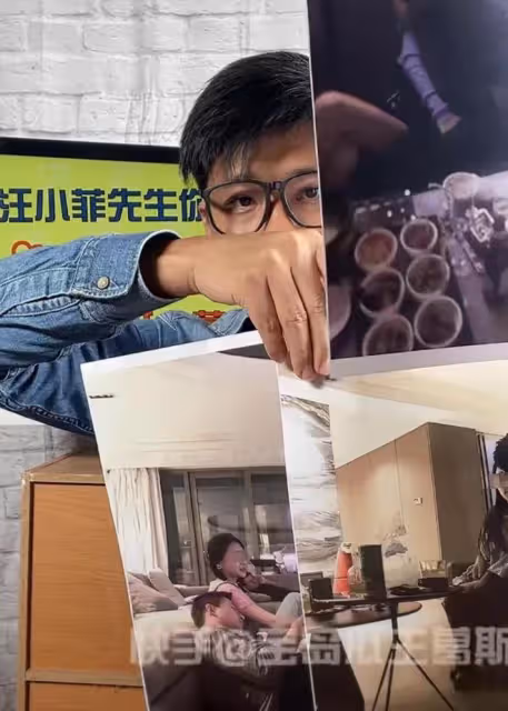 葛斯齊直播連曬3張照片，還有汪小菲的錄音，稱張穎穎為他墮胎