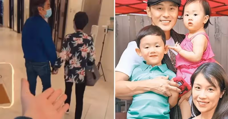 姜大衛一家出行照曝光！與妻子十指緊扣太恩愛，曹永廉子女罕露面像外公
