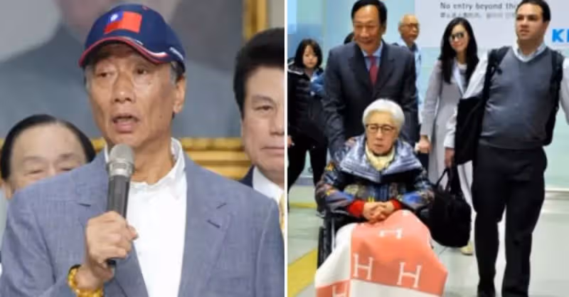 百善孝為先！郭臺銘身價2600億不忘母親養育之恩，囑託下屬媽媽想要的一律少報一個0全買下：希望她能活到100歲