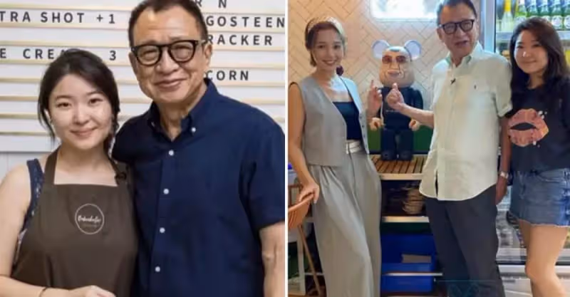 許紹雄攜妻女定居國外！砸重金連開3家餐廳生活愜意，一碗面8.9新幣賣到爆