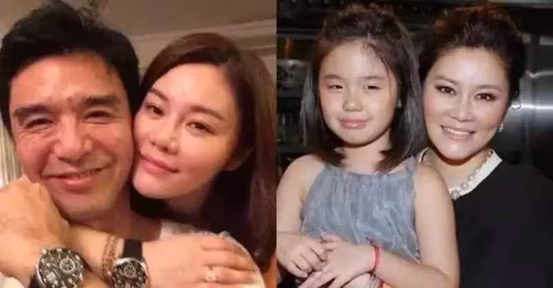 鍾鎮濤4個兒女曝光，前妻生的兩個顏值差別大，兒子比68歲爸還老～