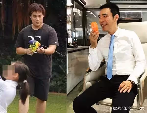 鍾鎮濤4個兒女曝光，前妻生的兩個顏值差別大，兒子比68歲爸還老～
