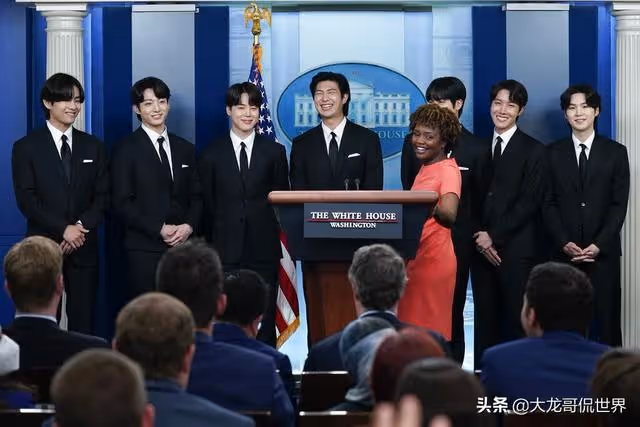 韓國防彈少年團現身白宮記者會,美媒稱引發轟動,收視率大漲