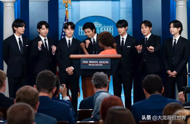 韓國防彈少年團現身白宮記者會,美媒稱引發轟動,收視率大漲