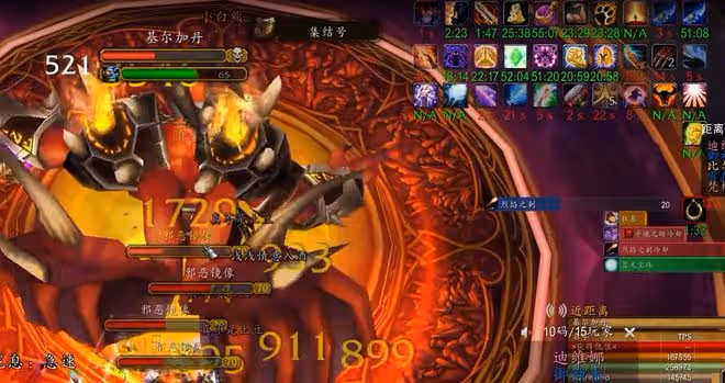 魔獸TBC:國服狂暴戰秀翻全場,SW打出4800秒傷,登頂WCL世界第1