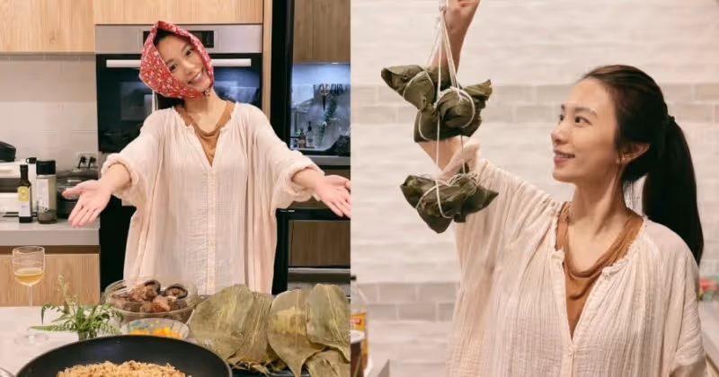 田馥甄端午獻包粽處女秀　粉絲敲碗：女神肉粽哪裡買？