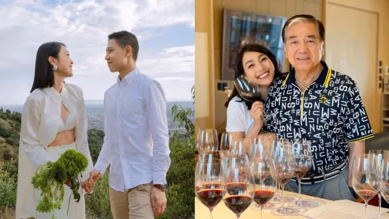 姜麗文美國註冊結婚　曝爸爸秦沛線上觀禮好緊張