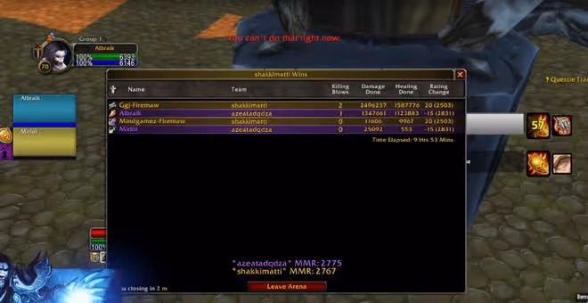 魔獸TBC：JJC上演世紀之戰，法牧1V1打了10小時，雙方裝備都紅了