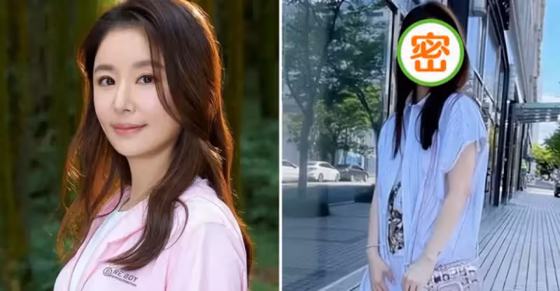 林心如端午節送祝福：穿休閑長衫凹造型，看到「玻璃上的倒影」網友：46歲身材太真實了