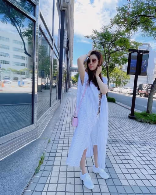 46歲林心如曬近照,小腹隆起疑似懷二胎,女兒曾催生想當姐姐