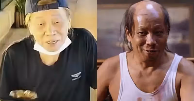 74歲梁小龍定居內地，豪宅燒烤太愜意，花園里種滿綠植環境優美