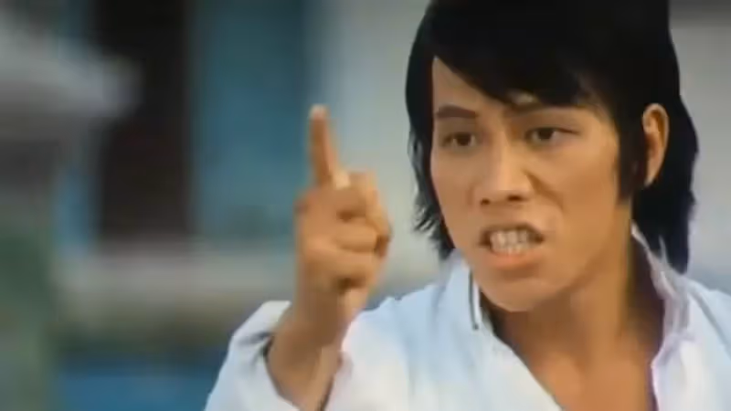 林正英師弟,長相神似元彪,與羅芙洛有過一段感情,如今卻被遺忘