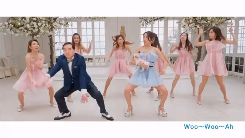 姜麗文為婚禮寫歌　爸爸秦沛即興跳打拳舞超可愛