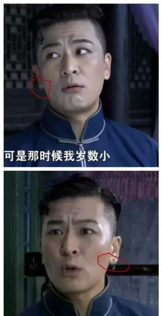 穿幫鏡頭太明顯：劉德華與關之琳合作的電影「群龍奪寶」，有個鏡頭重複看。