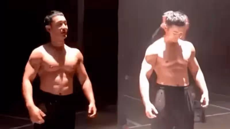 楊洋胸肌火爆全網,網友:這身材我饞了_鮮肉