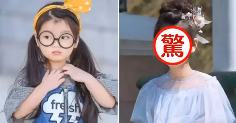 5歲出道年賺百萬！哭著說要「養弟弟」的阿拉蕾，如今褪去嬰兒肥，濃眉大眼美成高級臉~