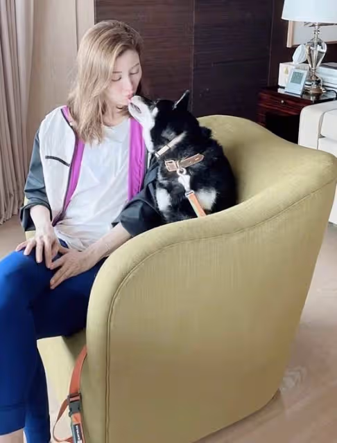 李嘉欣近照曝光,大病初癒徹底放開,穿楊冪同毛衣秀身材,90度夾腿坐太驚豔,網友:很有氣質