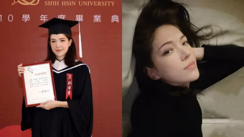 出席碩士班畢業禮　 許瑋甯獲頒「傑出表現獎」