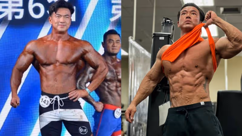 參加健美大賽　李沛旭奪新秀組第3名